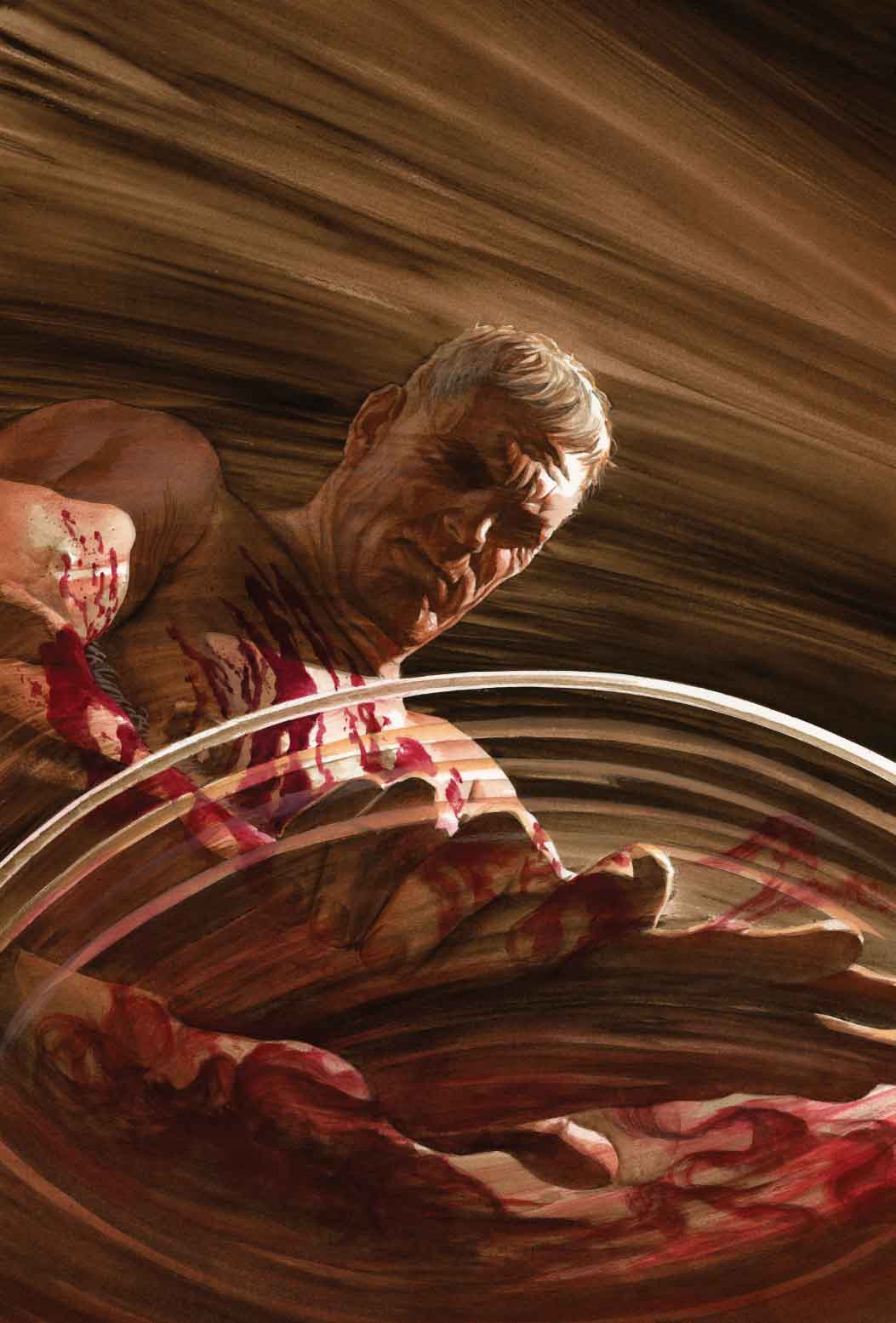 ILLUSTRATION DE COUVERTURE DE MEN OF WRATH #5, PAR ALEX ROSS